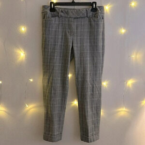 White House Black Market Plaid Slim Ankle Pant​​